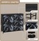 Sorbus Dresser with 5 Drawers - Storage Chest Organizer with Steel Frame, Wood Top, Handles, Fabric Bins
